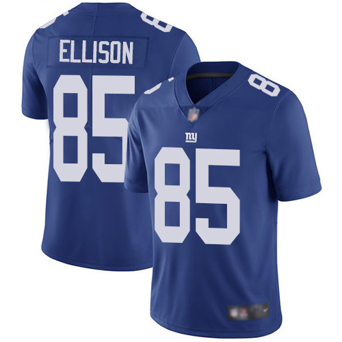 Men New York Giants #85 Rhett Ellison Royal Blue Team Color Vapor Untouchable Limited Player Football NFL Jersey